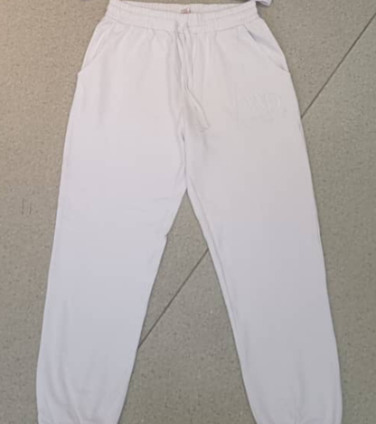 Warren Davis Embroidered High Quality Hoodie w/joggers pants (White)Available Summer 2026