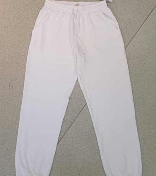 Warren Davis Embroidered High Quality Hoodie w/joggers pants (White)Available Summer 2026